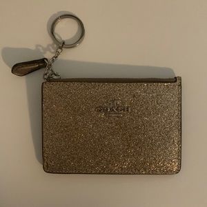 Coach tiny wallet key chain